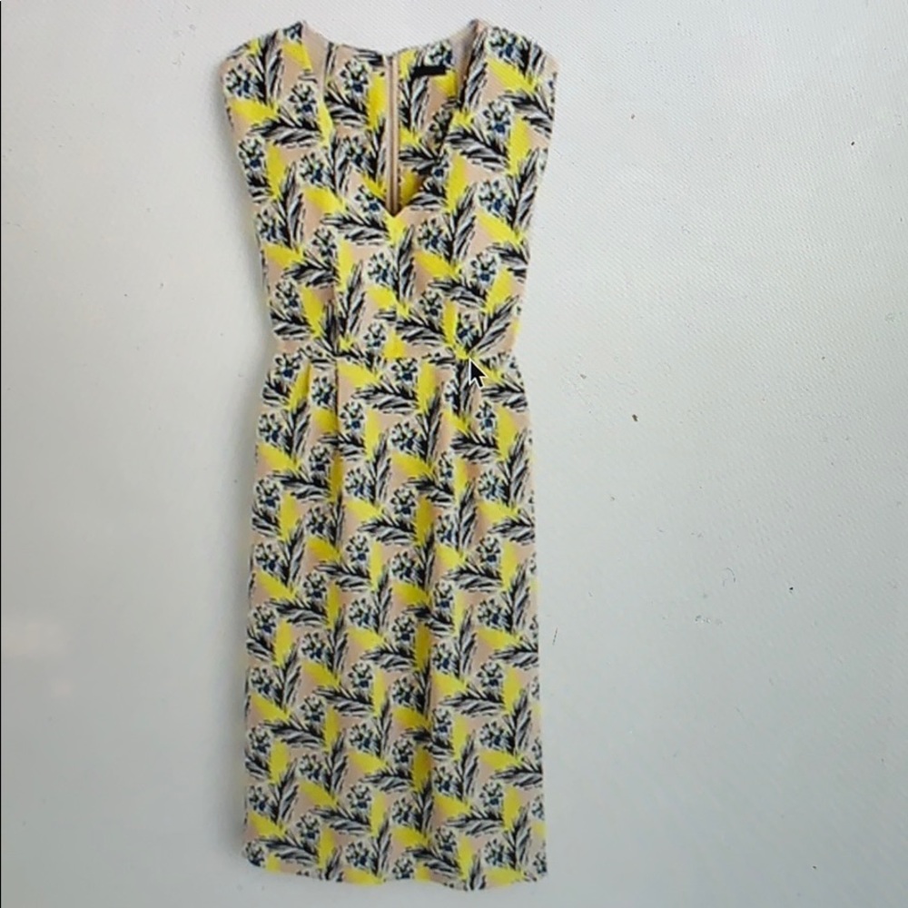 Floral silk dress